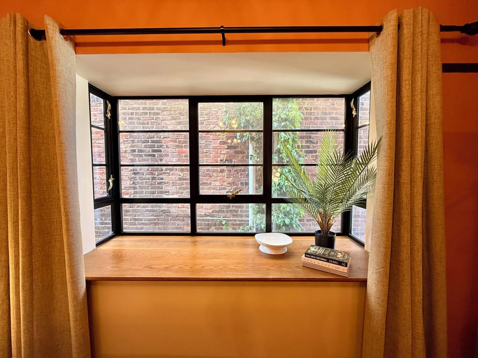 Large Art Deco side window