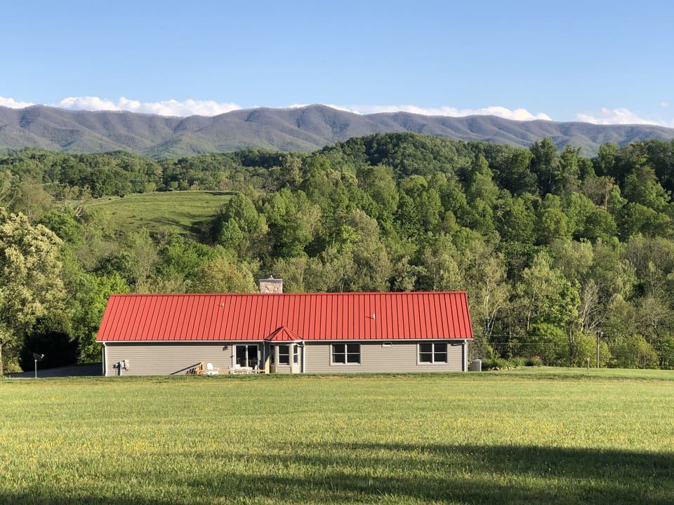 View of Holston Mountain from back of property.