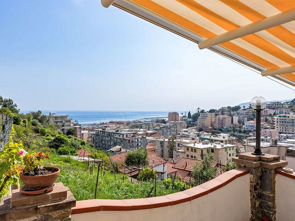 Summer, Town, Residential Area, Apartment, Balcony