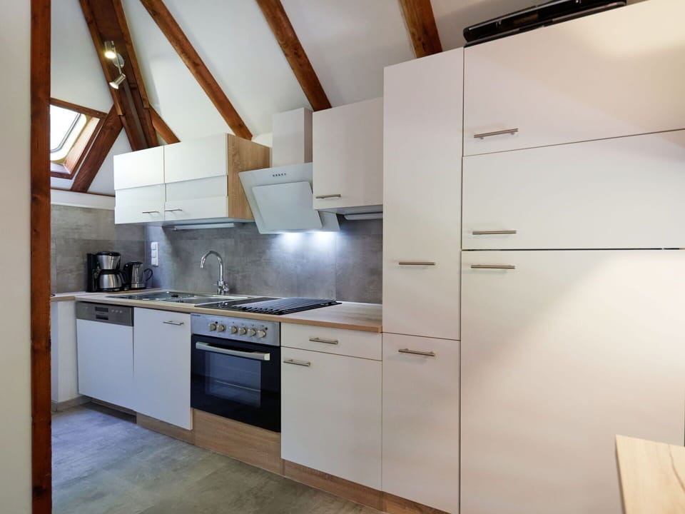 Cabinetry, Countertop, Sink, Kitchen Sink, Kitchen Stove, Tap, Kitchen Appliance, Building, Kitchen, Wood