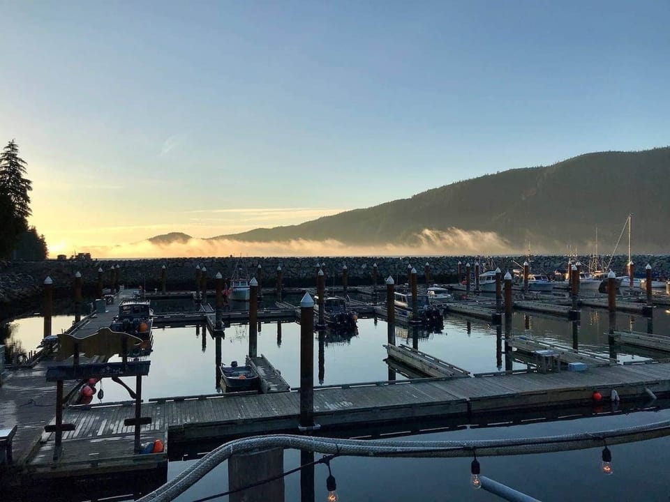 Pacific Gateway Marina sunset