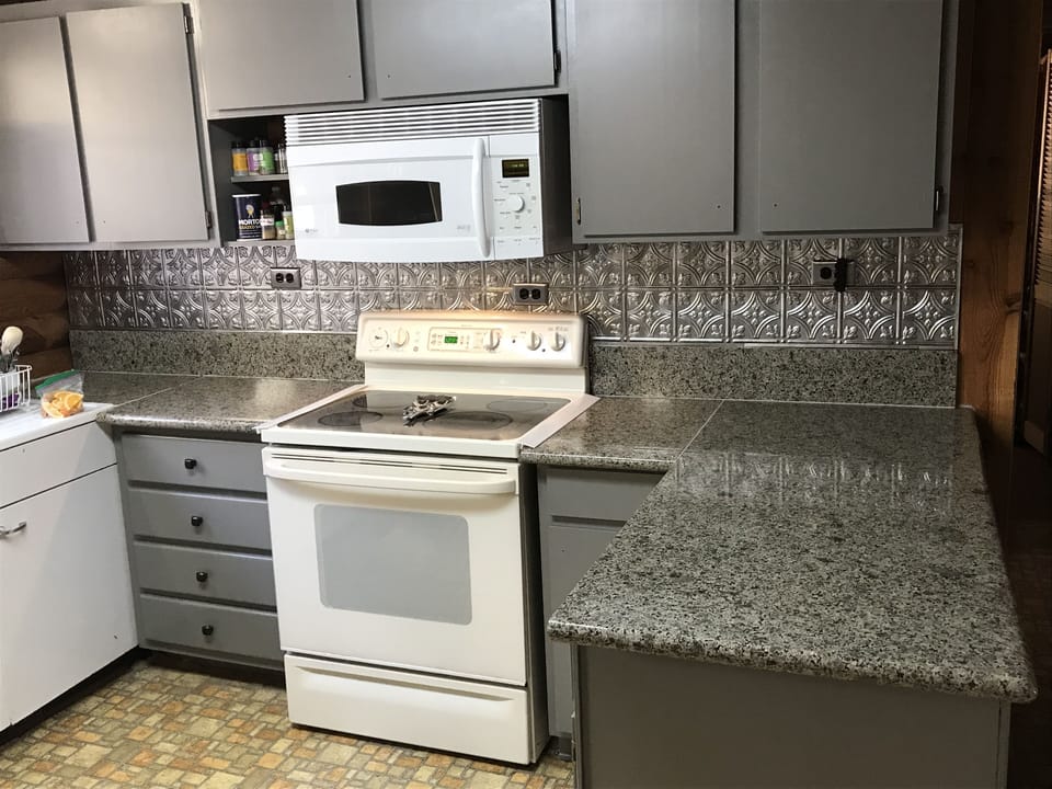 Updated granite counters