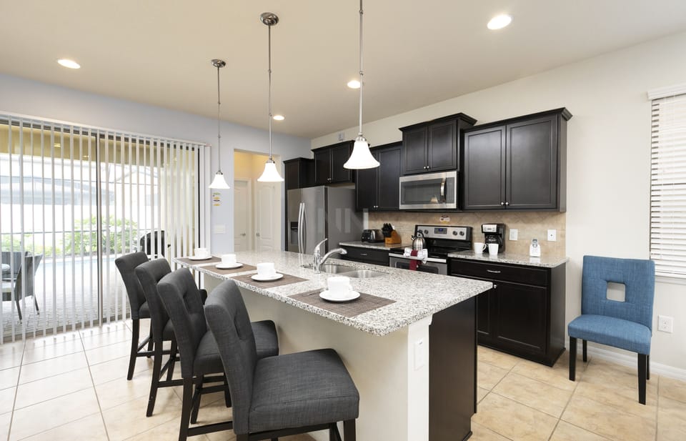Cook up a storm in our fully-equipped open-plan kitchen.
