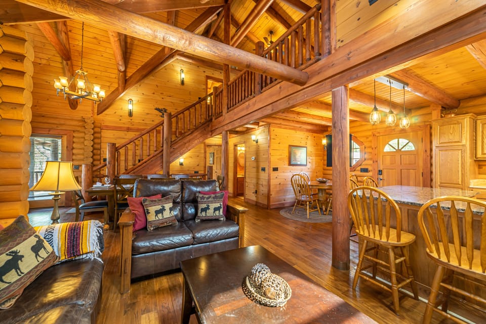 Open concept living area