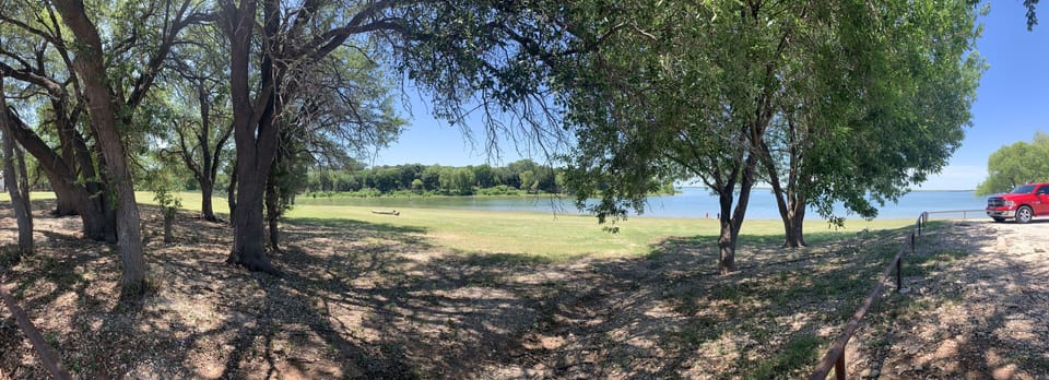swimming area at walling bend boat dock area