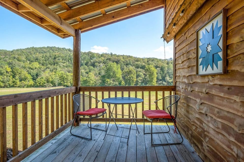 Meadow views from the porch