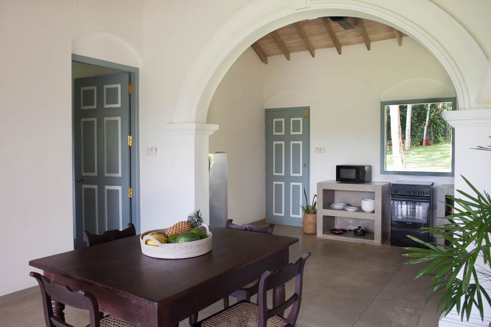 Paddy View villa dining and kitchen areas
