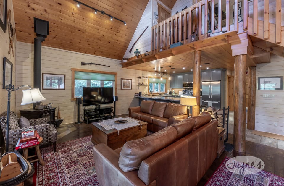 Great Room &amp; Wood Burning Stove