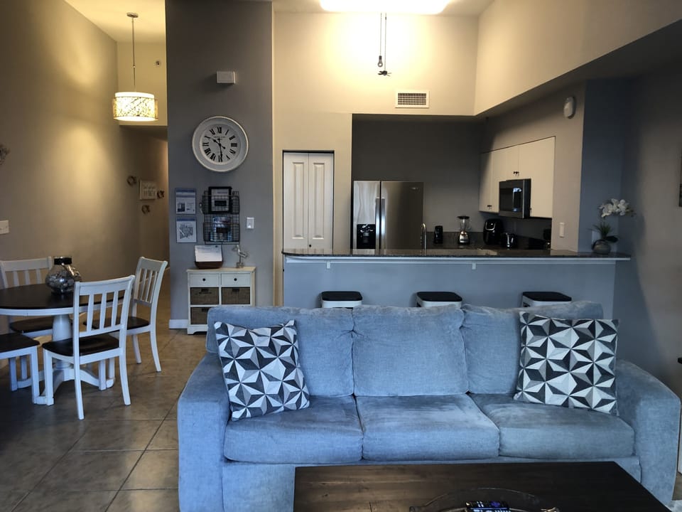 view of kitchen from living room