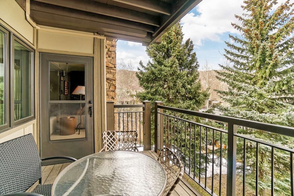 The patio table is a wonderful place to sit and spend an afternoon.  Bring a good book or a deck of cards to enjoy!
