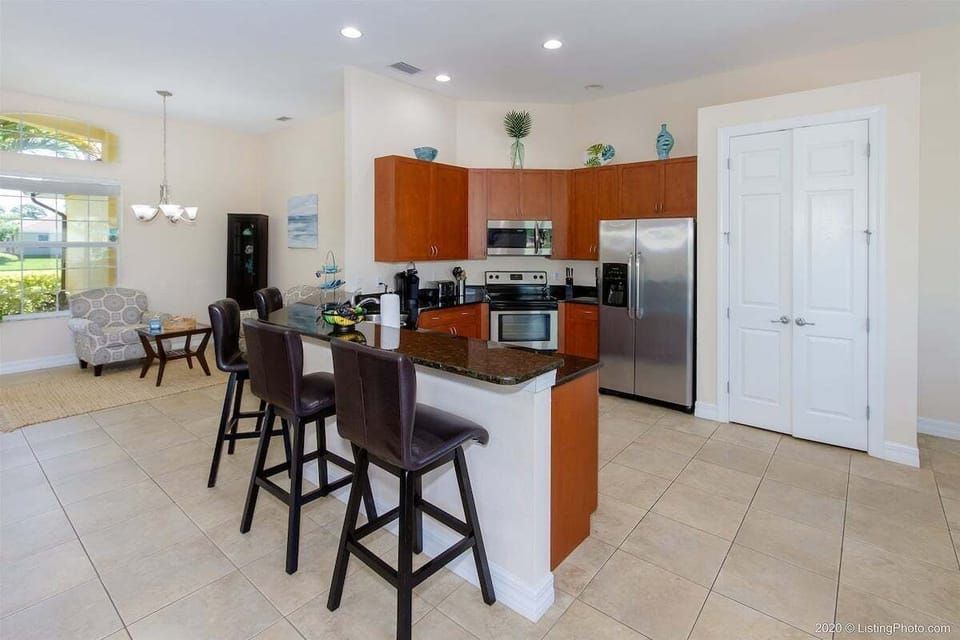 Breakfast Bar with Additional Seating