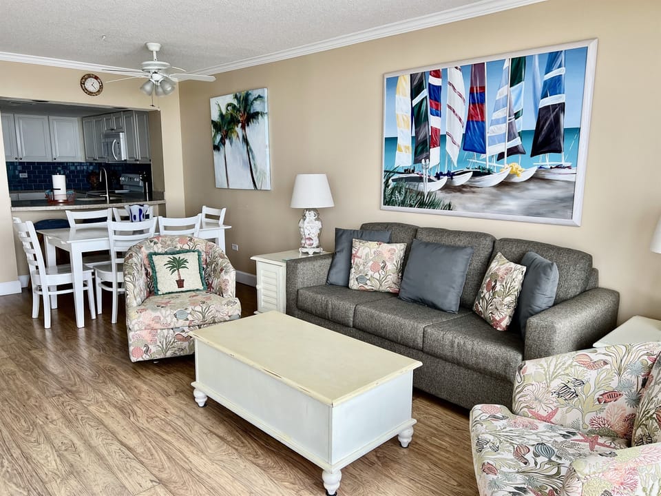Oceanfront Living Room
