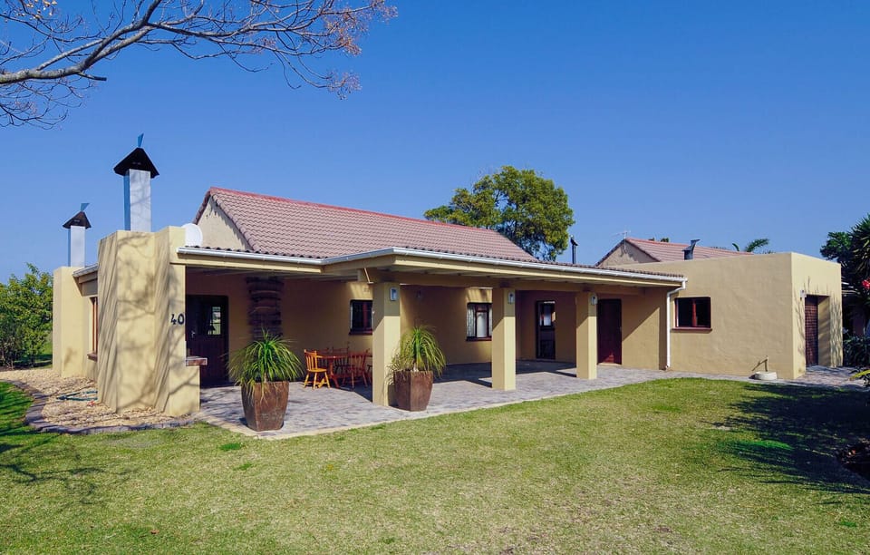 North-facing aspect of Chalet 40 