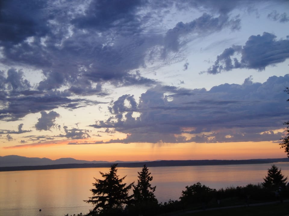 Sunset from Sunset Hill Park up the street