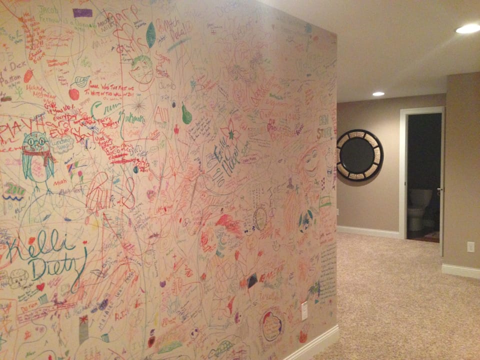 Make sure to sign our guest wall every time you stay.