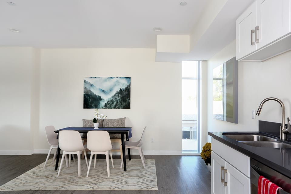 Our pleasant dining area.