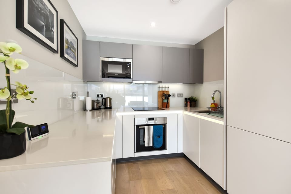 Fully equipped modern kitchen for a true home away from home stay 