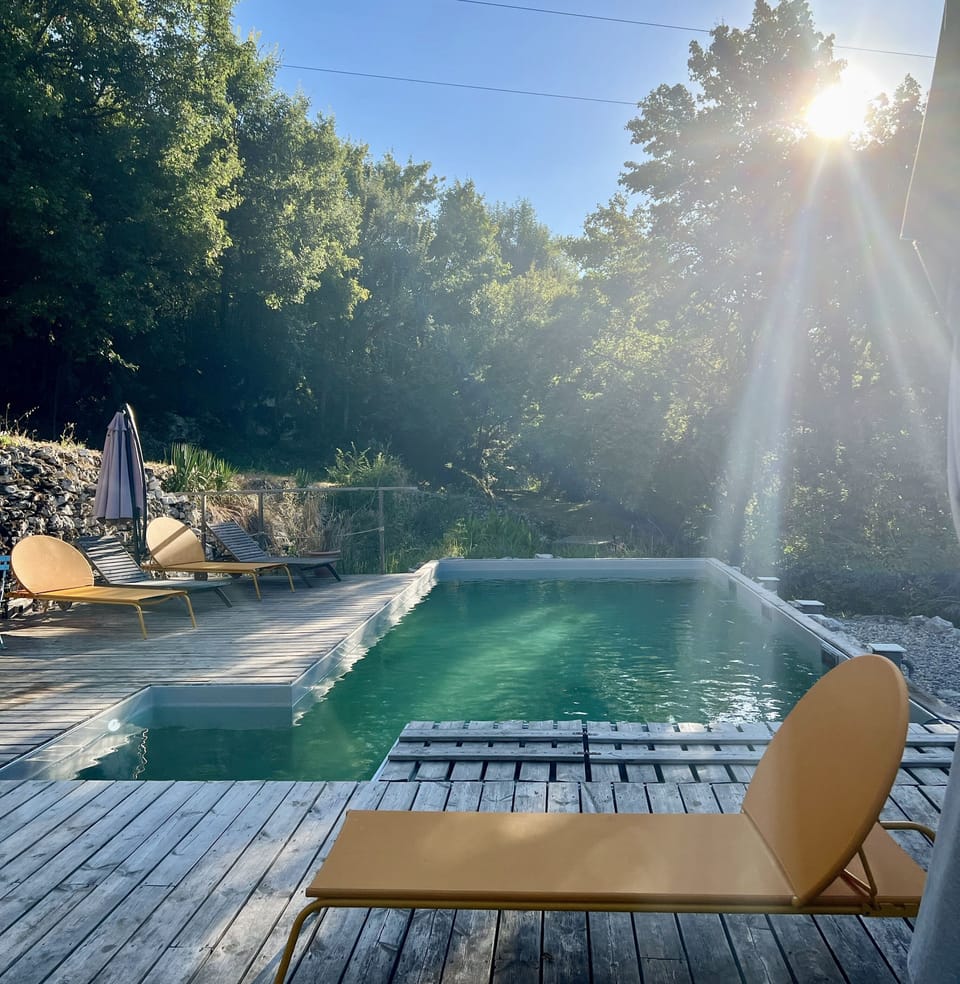 Morning Sun at the Natural Pool