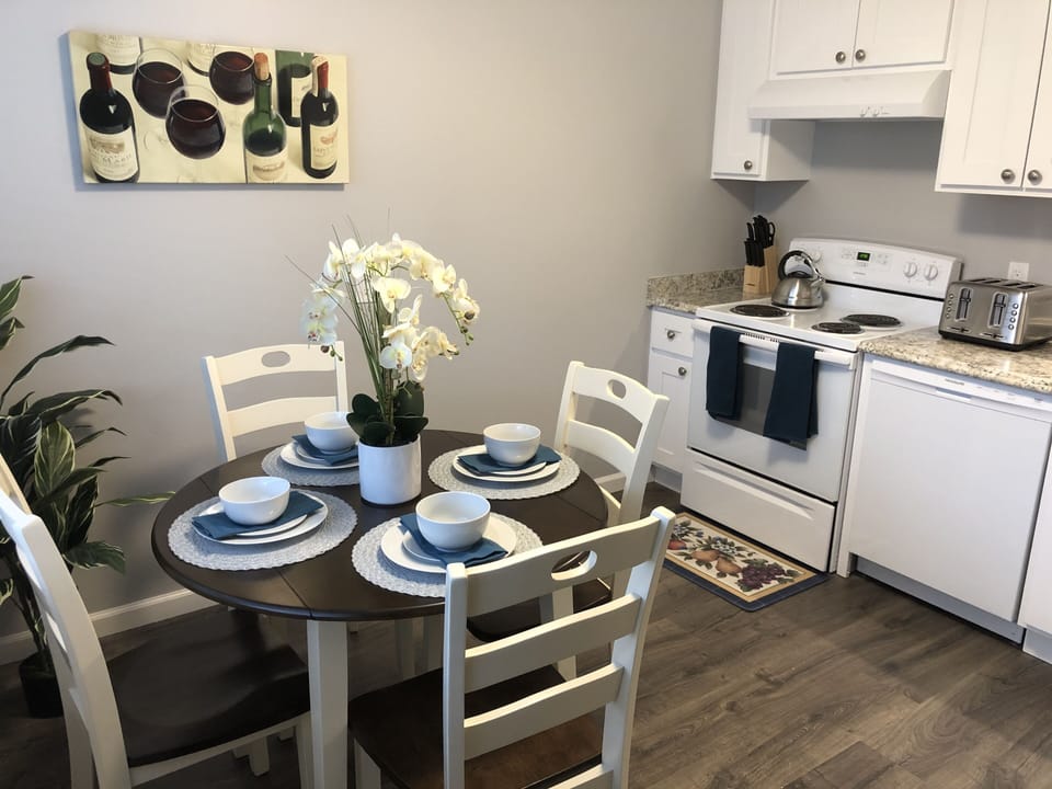 Dining table with a view!