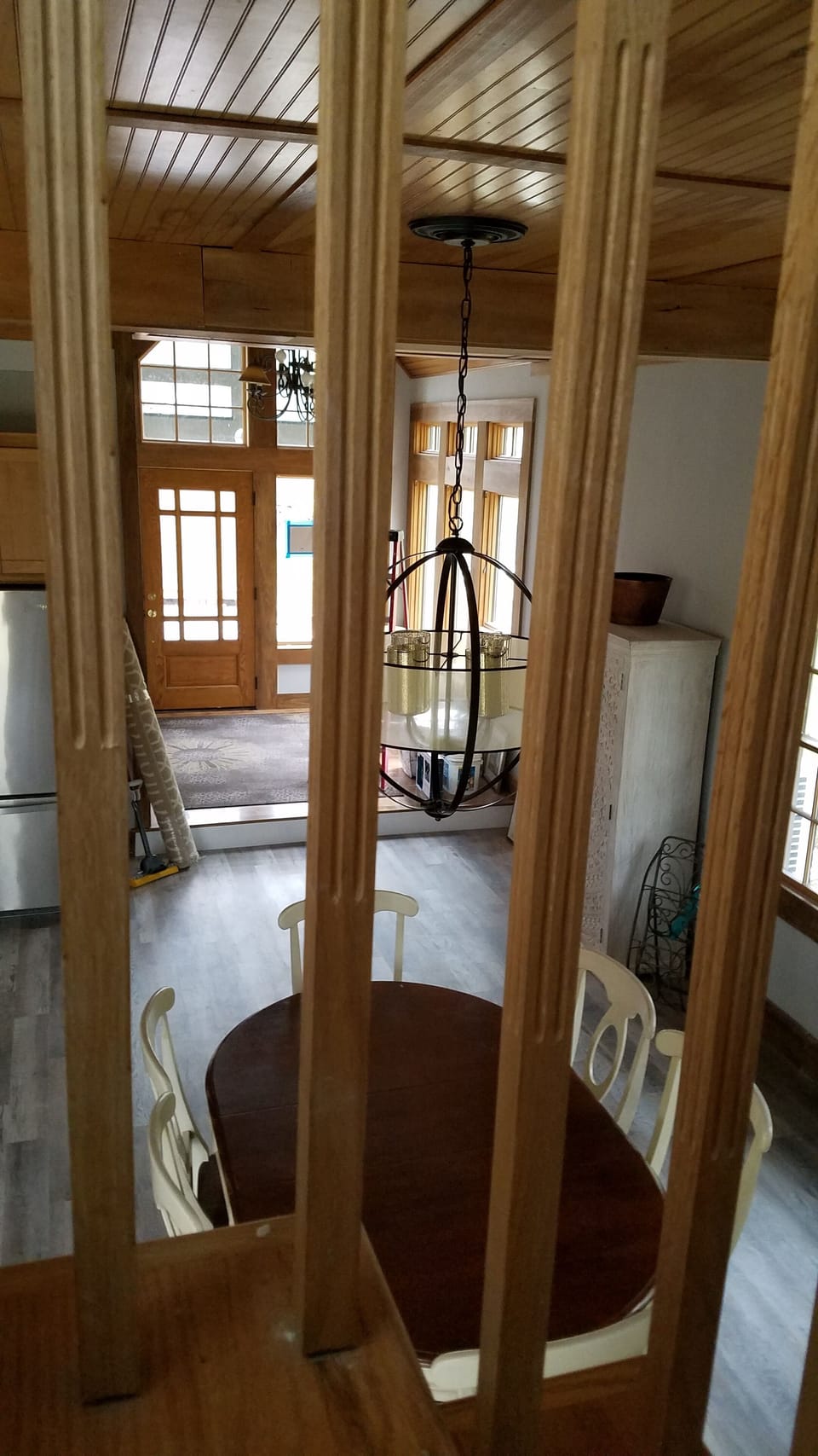 open floor plan - view from stairway 