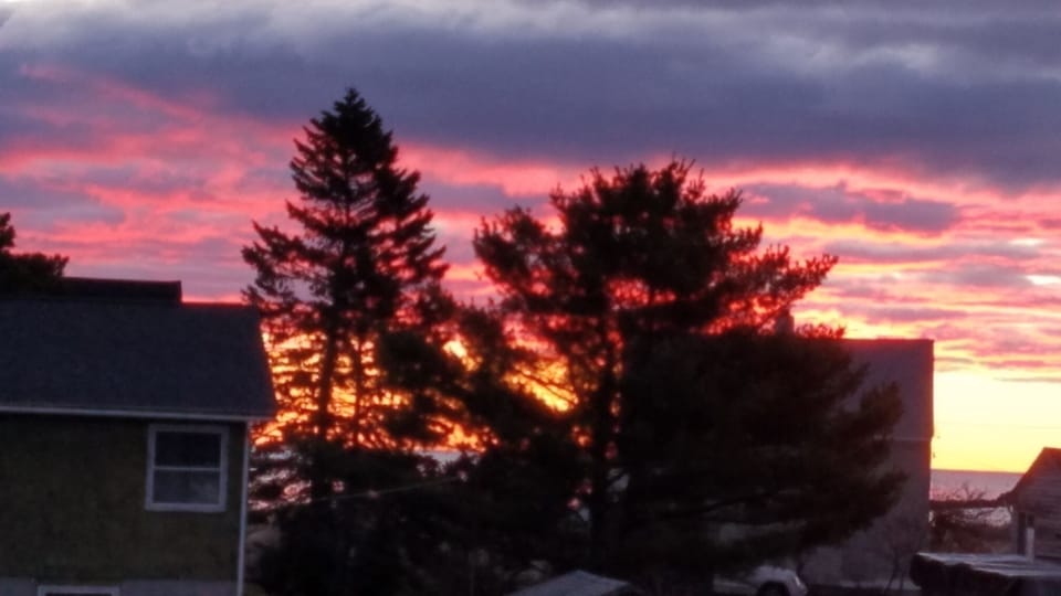 sunset over Hills Beach