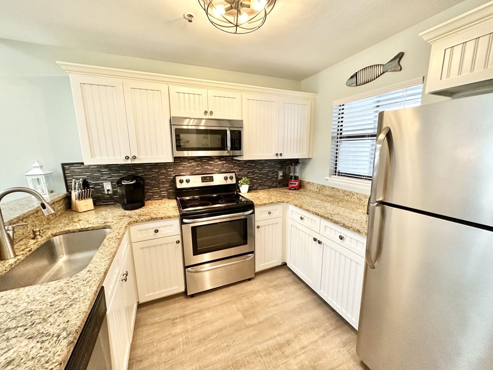 The kitchen is fully stocked with anything you may need