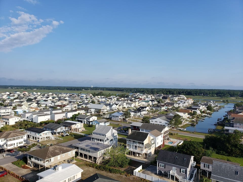One of our favorite aspects...marsh views too from the private balcony!