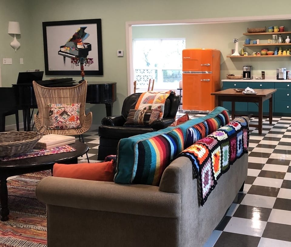 Large happy living area and lots of daylight