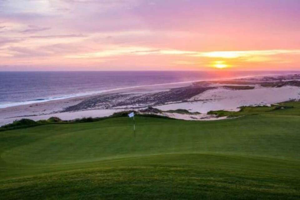 Stunning ocean view at sunset, perfect for romantic evenings or peaceful reflection.