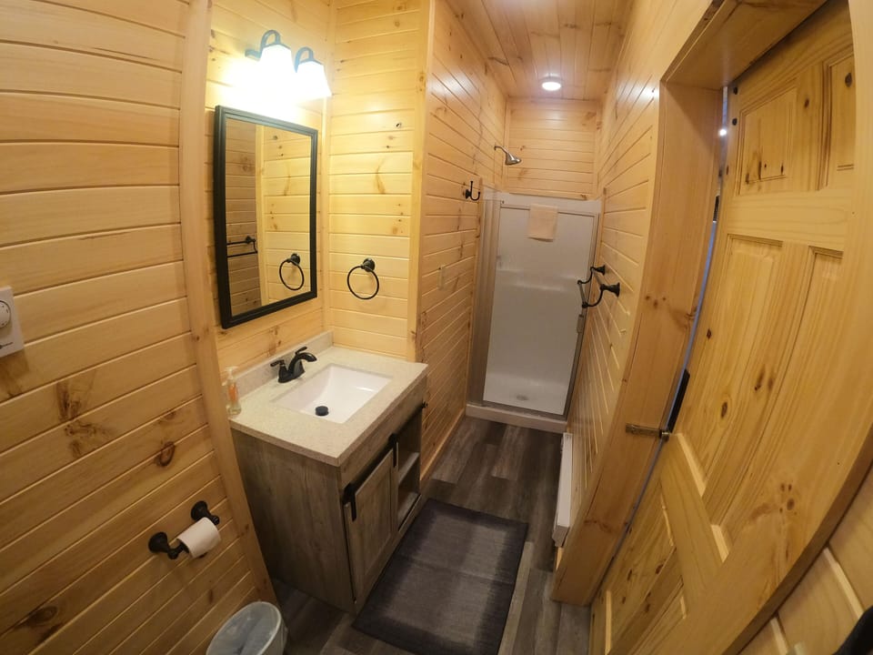 Newly renovated bathroom