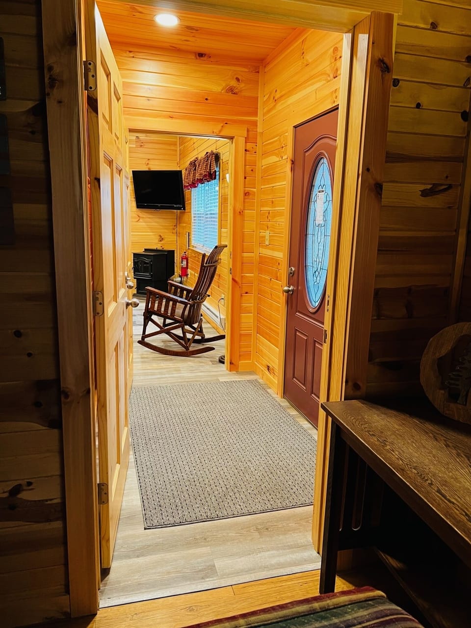 Conjoining walkway between Rainbow 2 and 3.  Doors can be locked of course