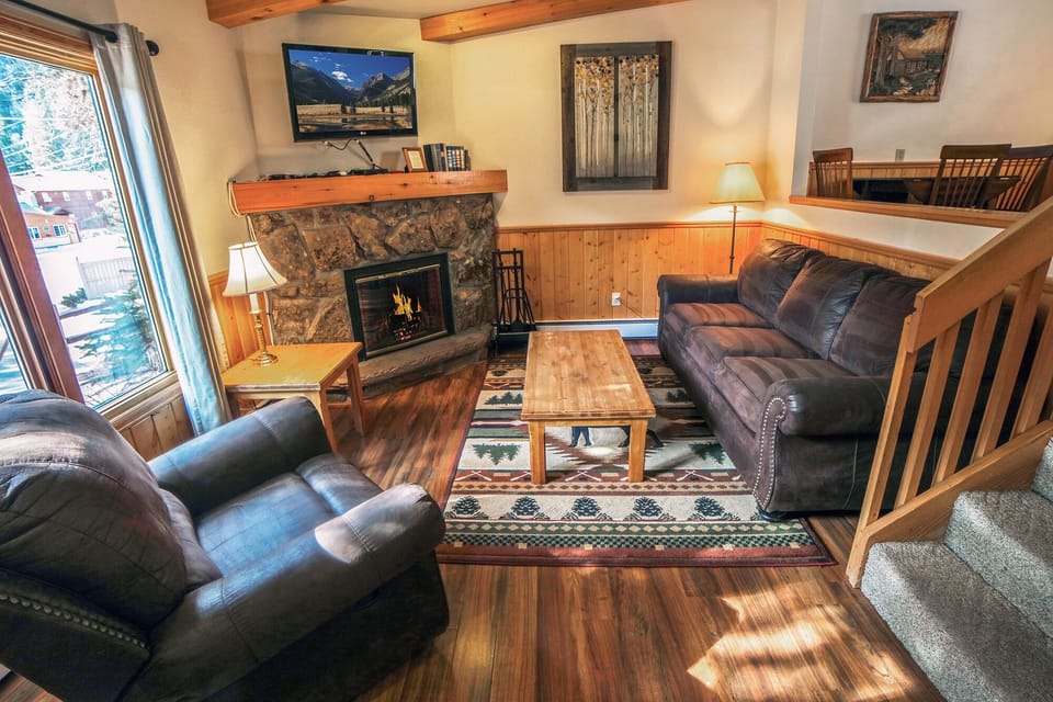 Wood-Burning Fireplace