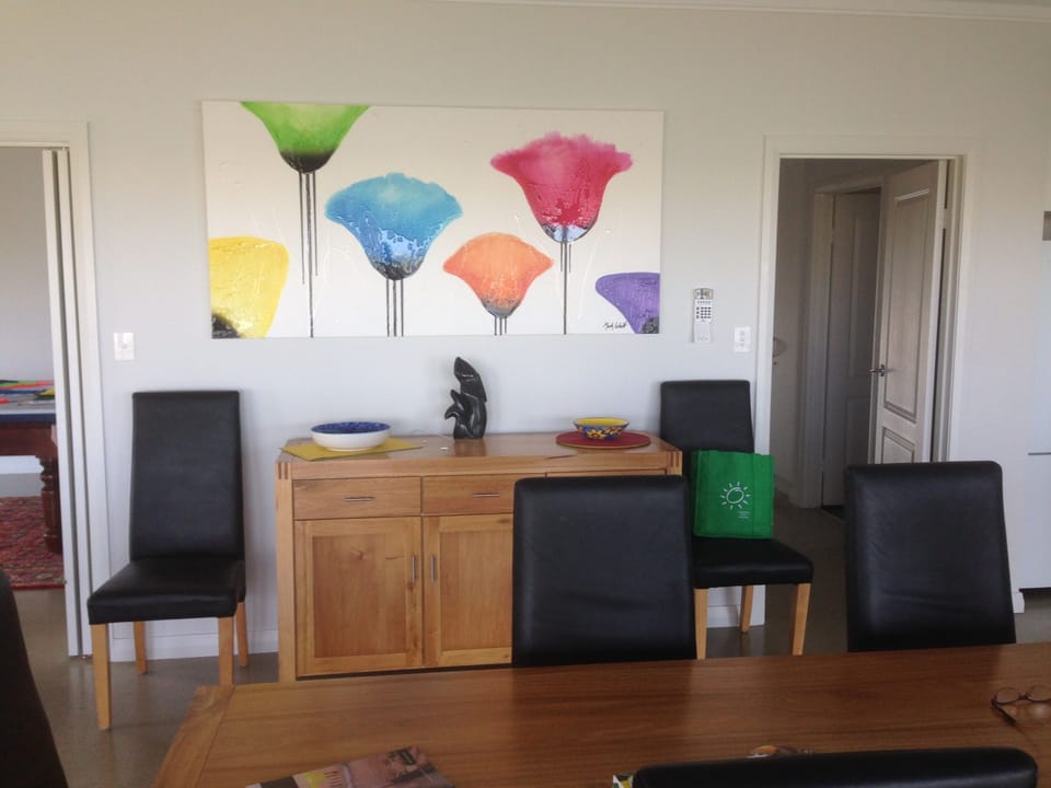 The dining table
