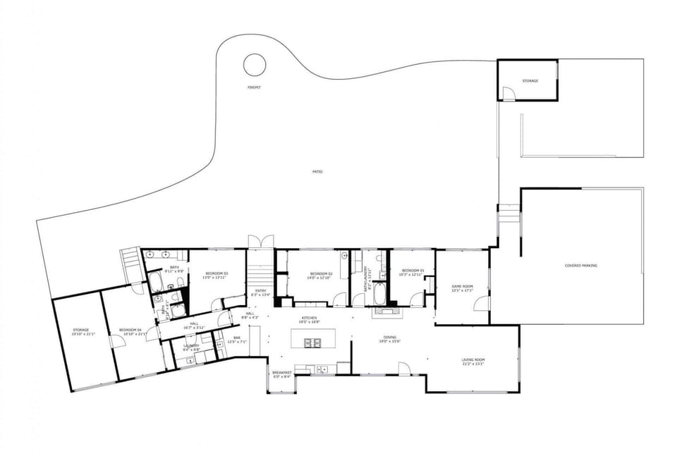 Digital floor plan of the layout.