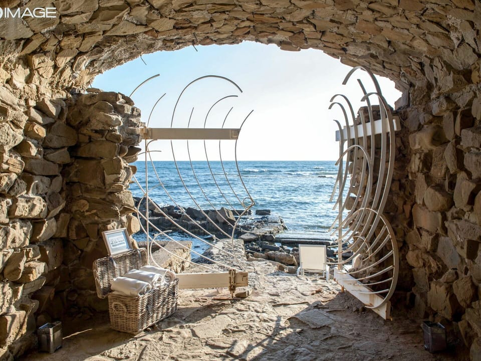 Arch, Architecture, Ruins, Rock, Sea, Stone Wall, Window, Building, Coast, Wood