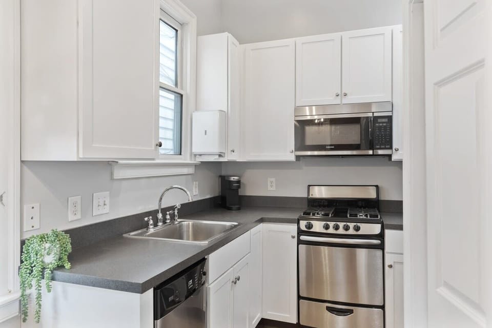 Fully stocked kitchen