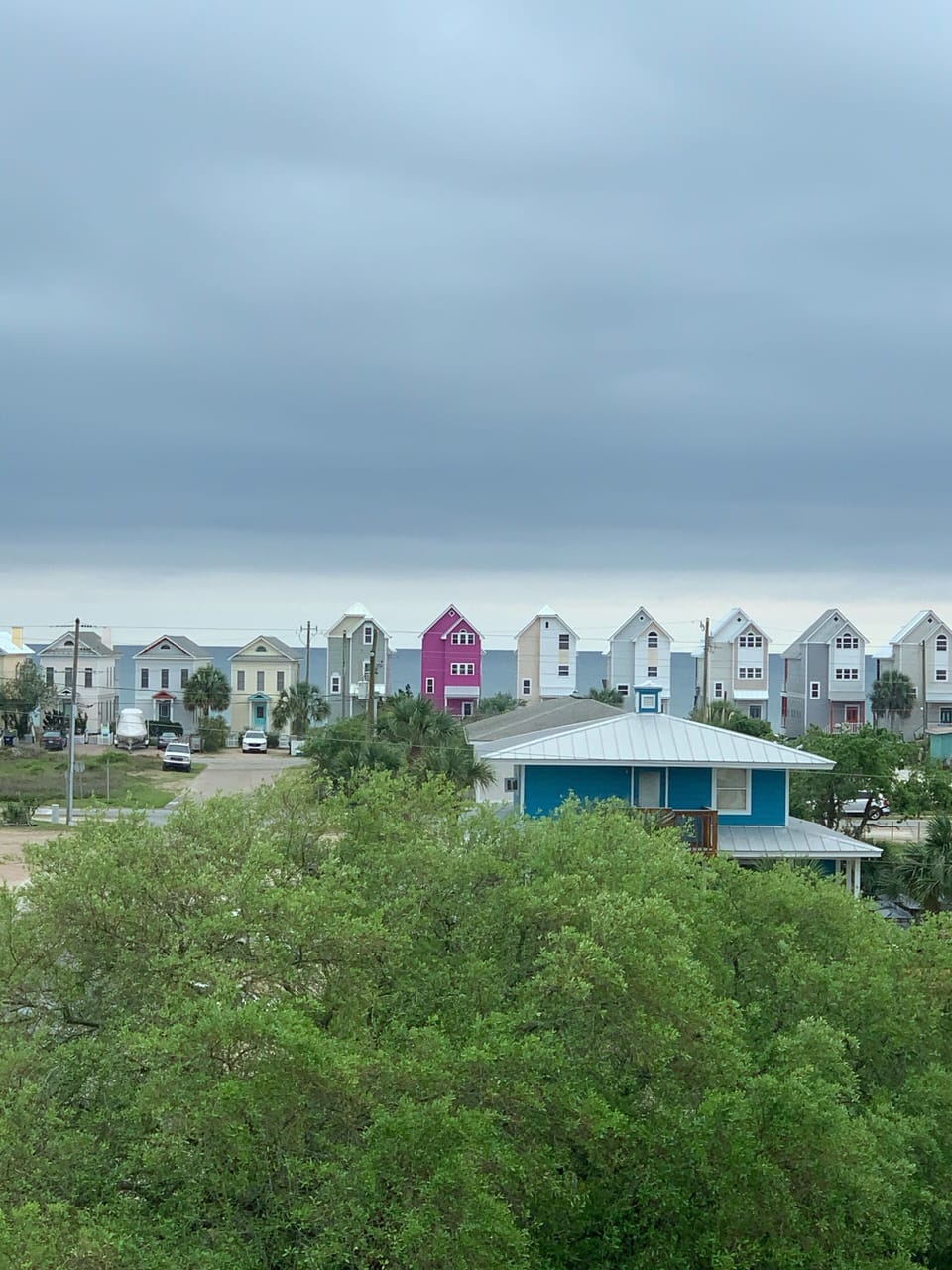 View of the Gulf from the loft bedroom. 