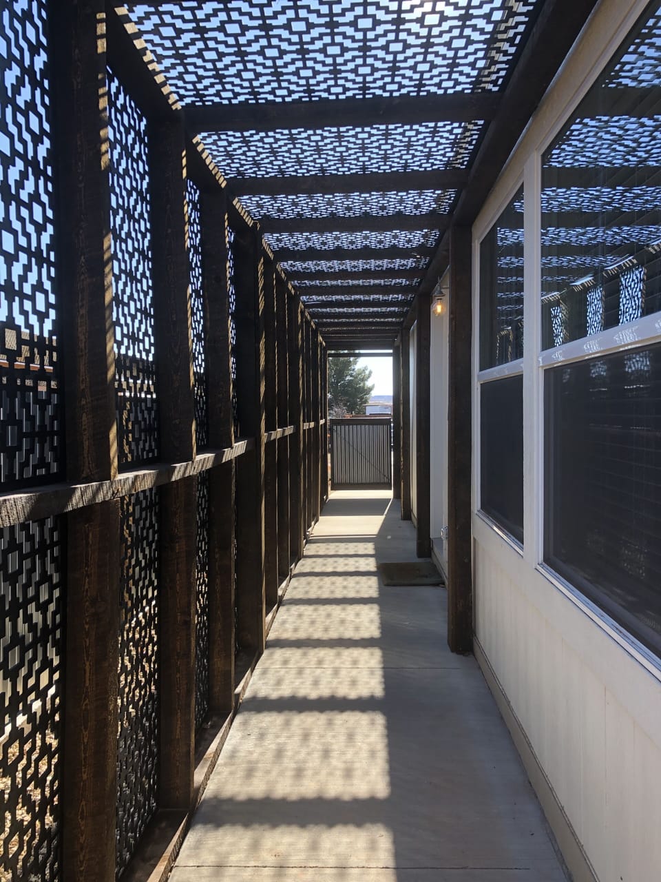 Walkway to front door

