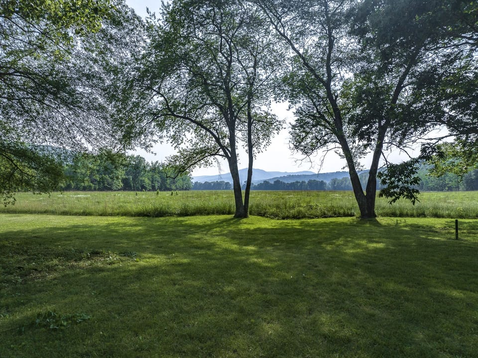 View of the west from the parking area