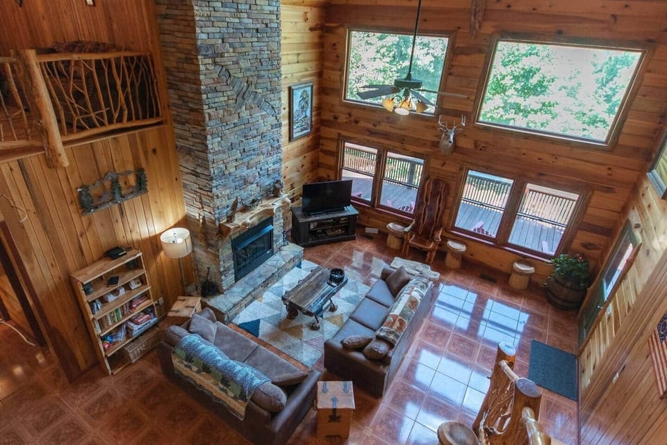 Living room from loft