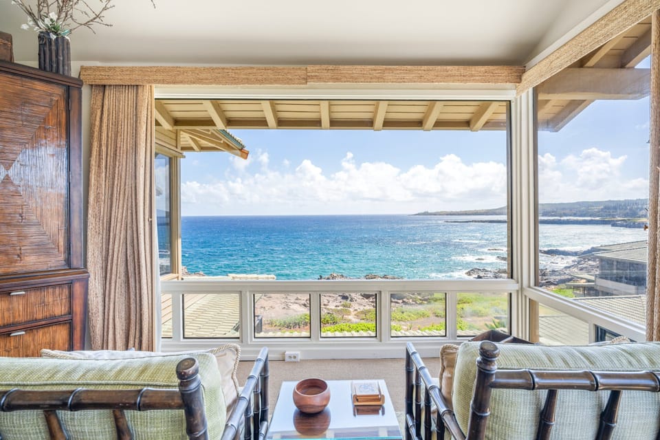 Your view while enjoying a morning or afternoon beverage.