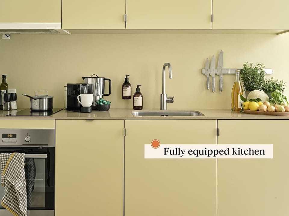 Fully equipped kitchen for you to enjoy a nice meal with family and friends.