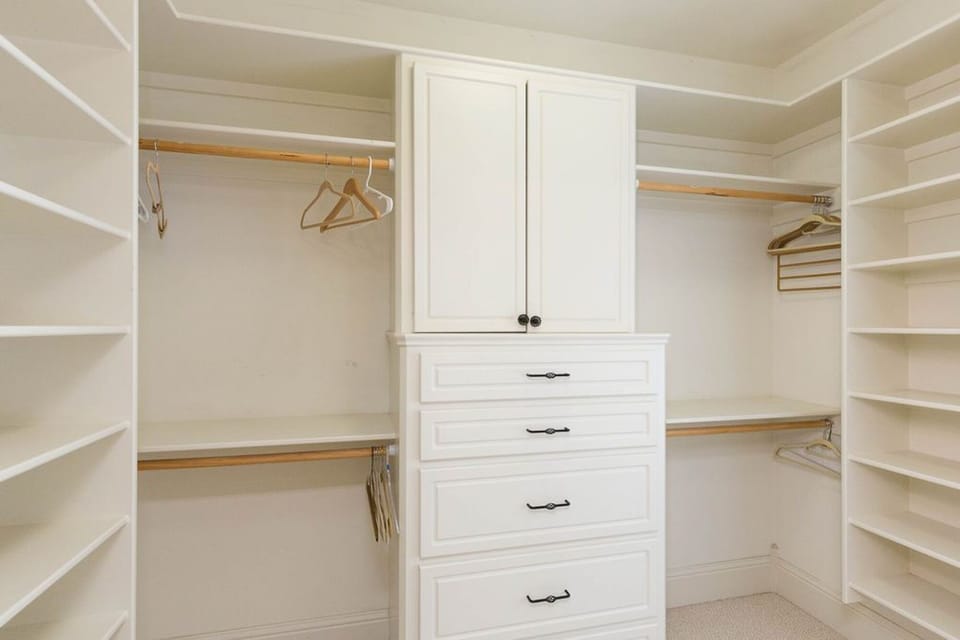 Large master closet 