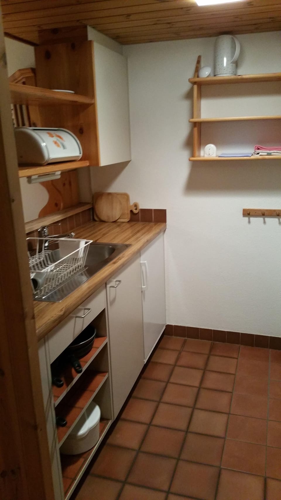 Küche mit Abwaschtrog