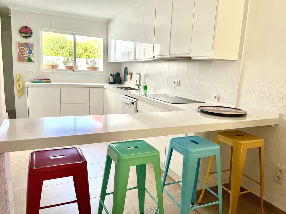 Open kitchen.
Cocina.