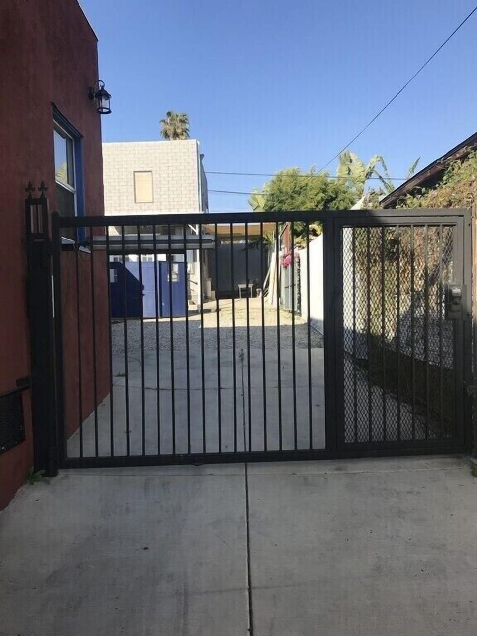 Secured gated parking