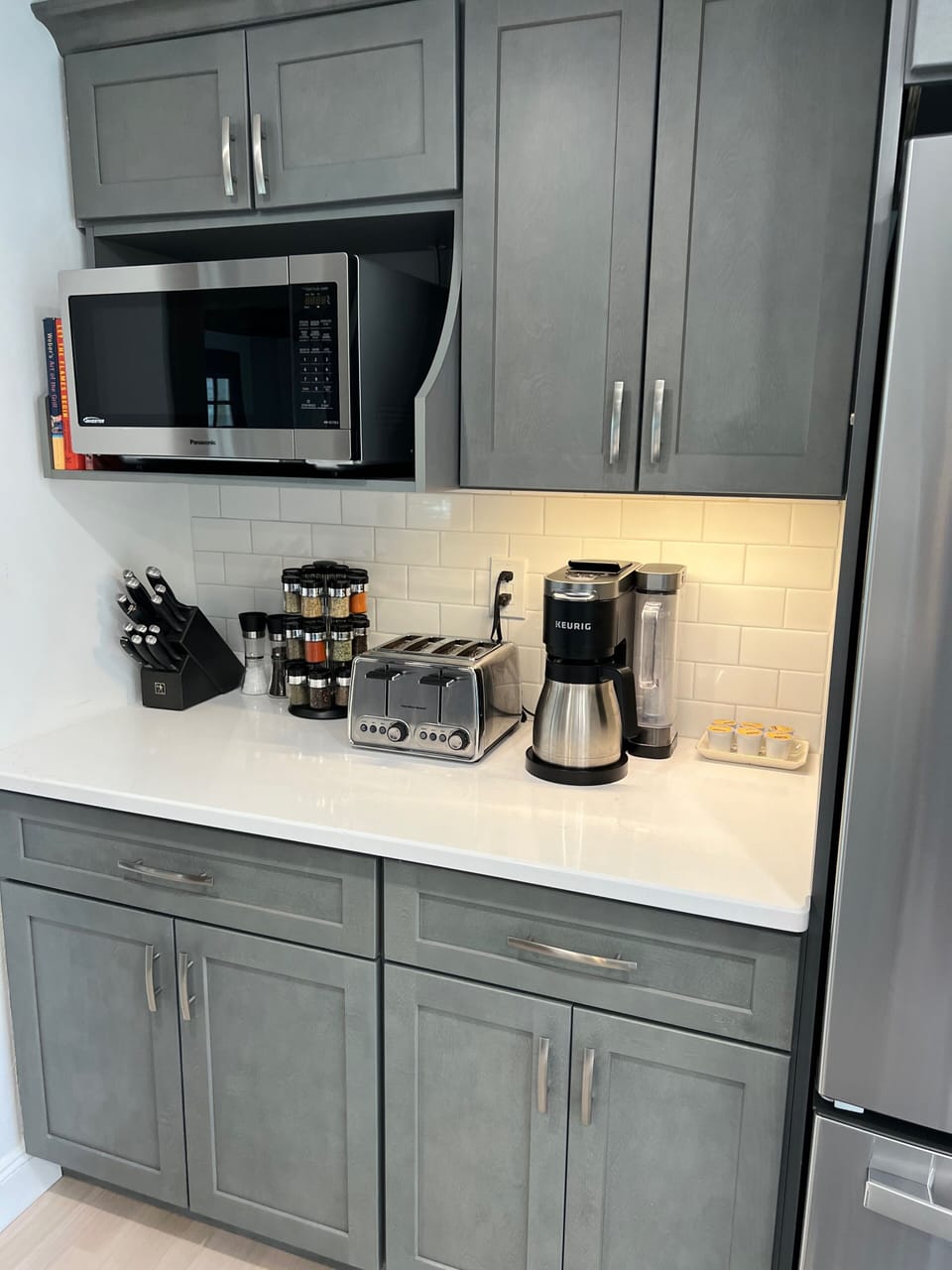 Coffee Station in the kitchen