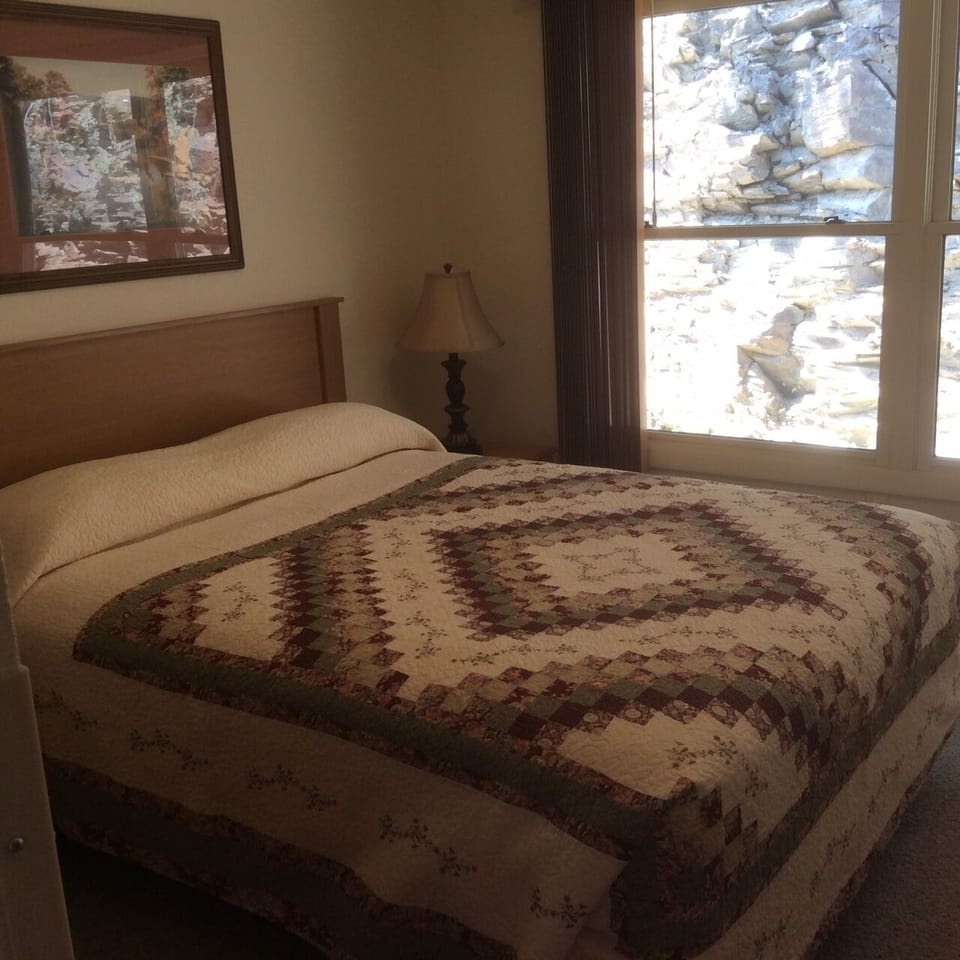 All three bedrooms are the same but one has an attached bathroom.