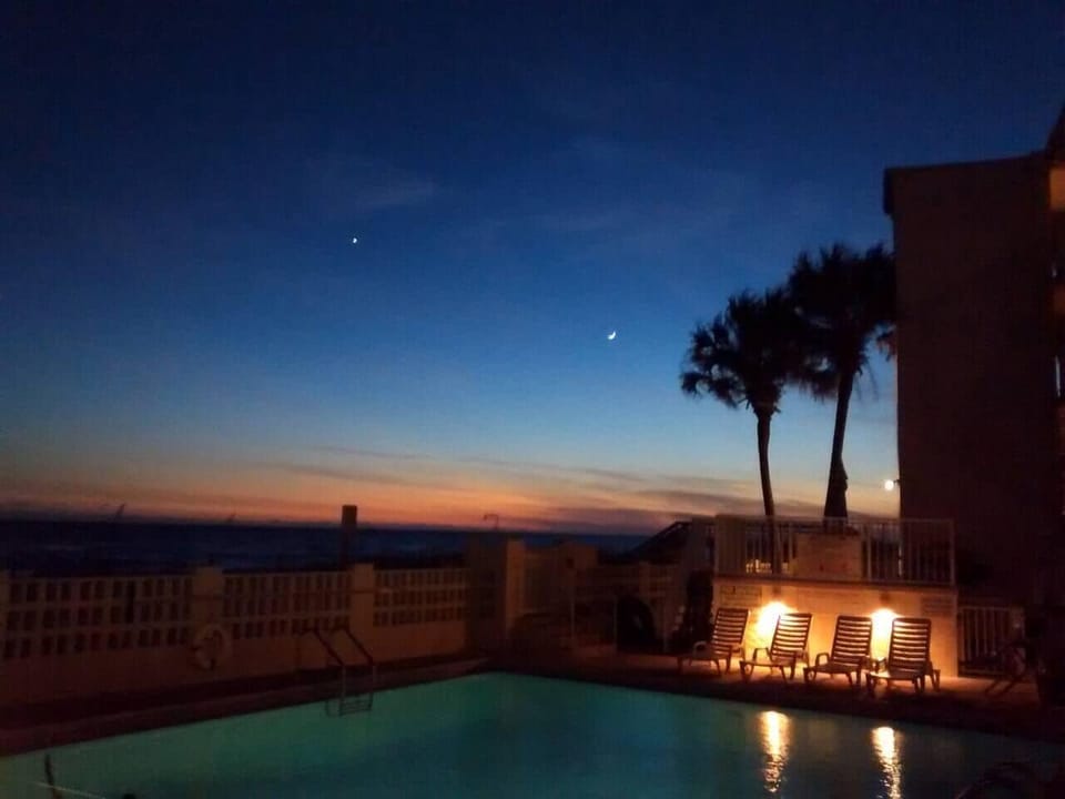 Our evening pool