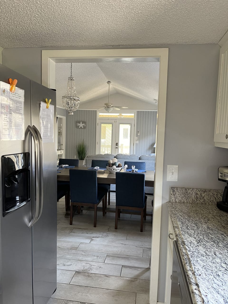 View from kitchen
